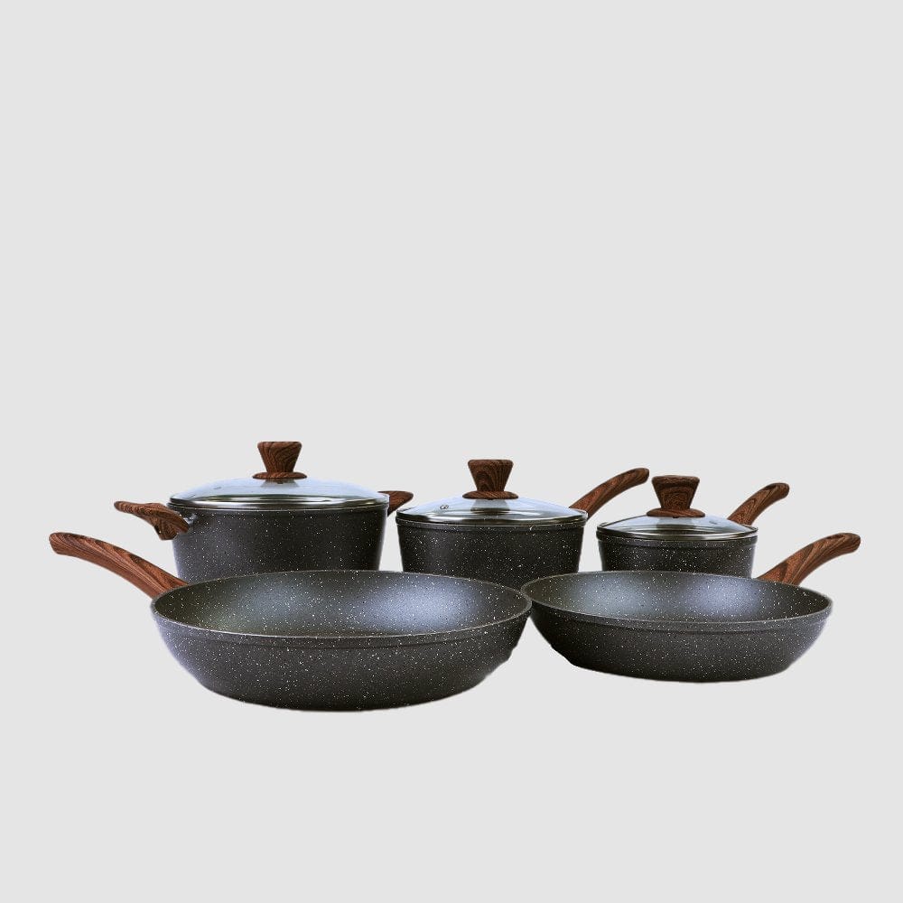 8 Piece Non - Stick Cookware Set - Home & Garden > Kitchenware > Kitchen Utensils - Rivercity House & Home Co. (ABN 18 642 972 209) - Affordable Modern Furniture Australia