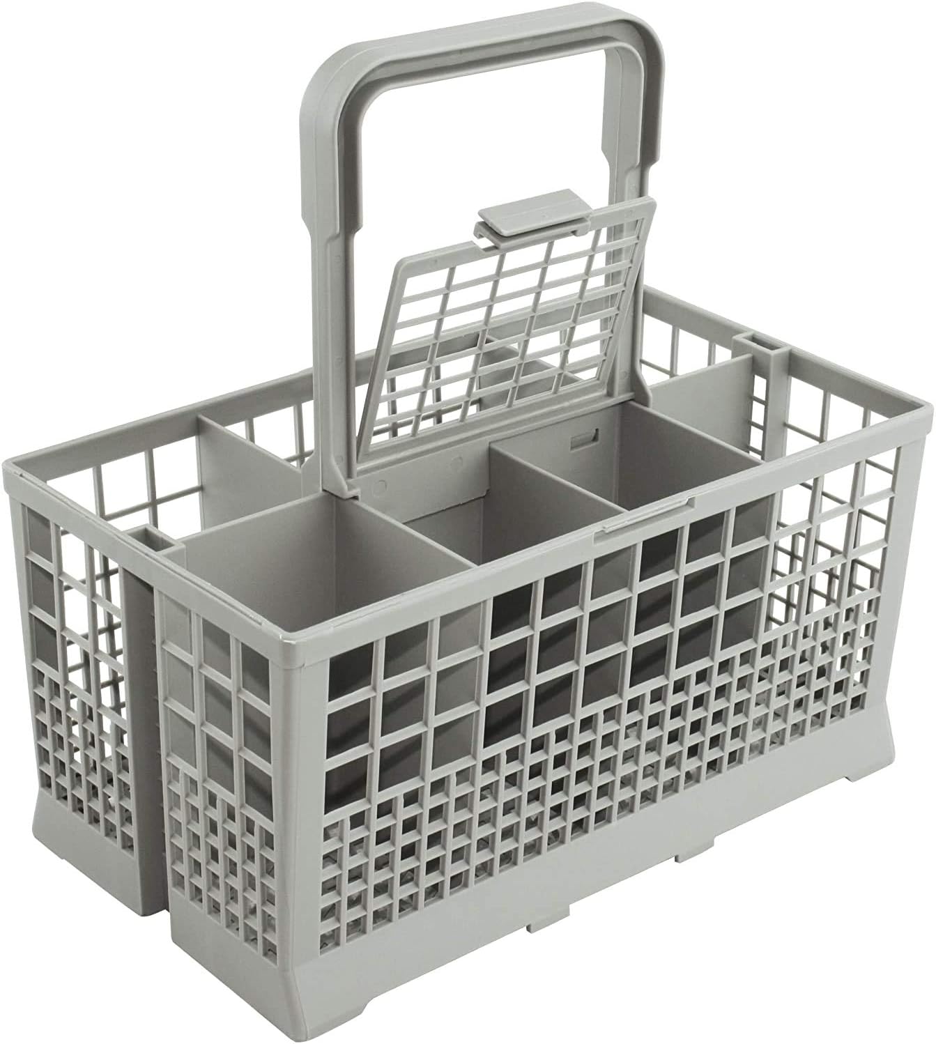 8 Slot Universal Dishwasher Cutlery Basket with Handle and Lid which Fits Most Brands (240mm X 135mm X 122mm) - Appliances > Kitchen Appliances > Dishwashers - Rivercity House & Home Co. (ABN 18 642 972 209) - Affordable Modern Furniture Australia