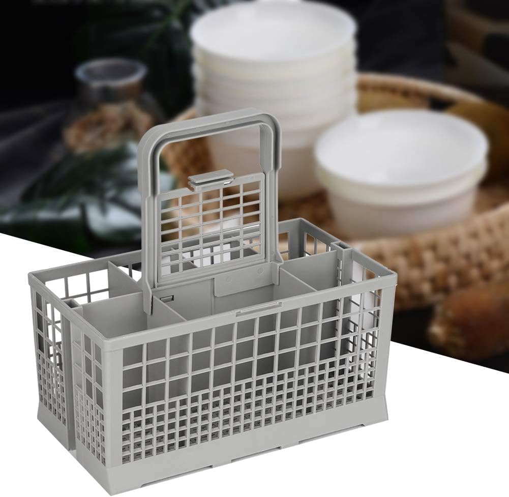 8 Slot Universal Dishwasher Cutlery Basket with Handle and Lid which Fits Most Brands (240mm X 135mm X 122mm) - Appliances > Kitchen Appliances > Dishwashers - Rivercity House & Home Co. (ABN 18 642 972 209) - Affordable Modern Furniture Australia