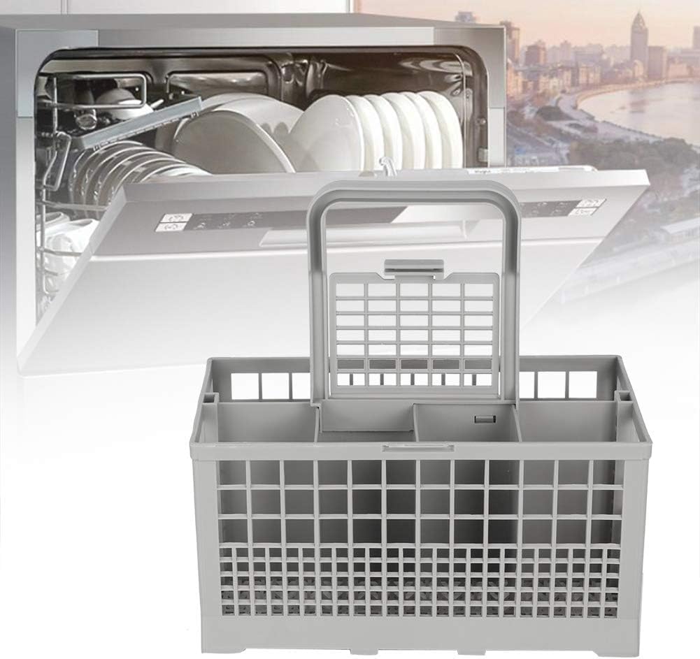 8 Slot Universal Dishwasher Cutlery Basket with Handle and Lid which Fits Most Brands (240mm X 135mm X 122mm) - Appliances > Kitchen Appliances > Dishwashers - Rivercity House & Home Co. (ABN 18 642 972 209) - Affordable Modern Furniture Australia