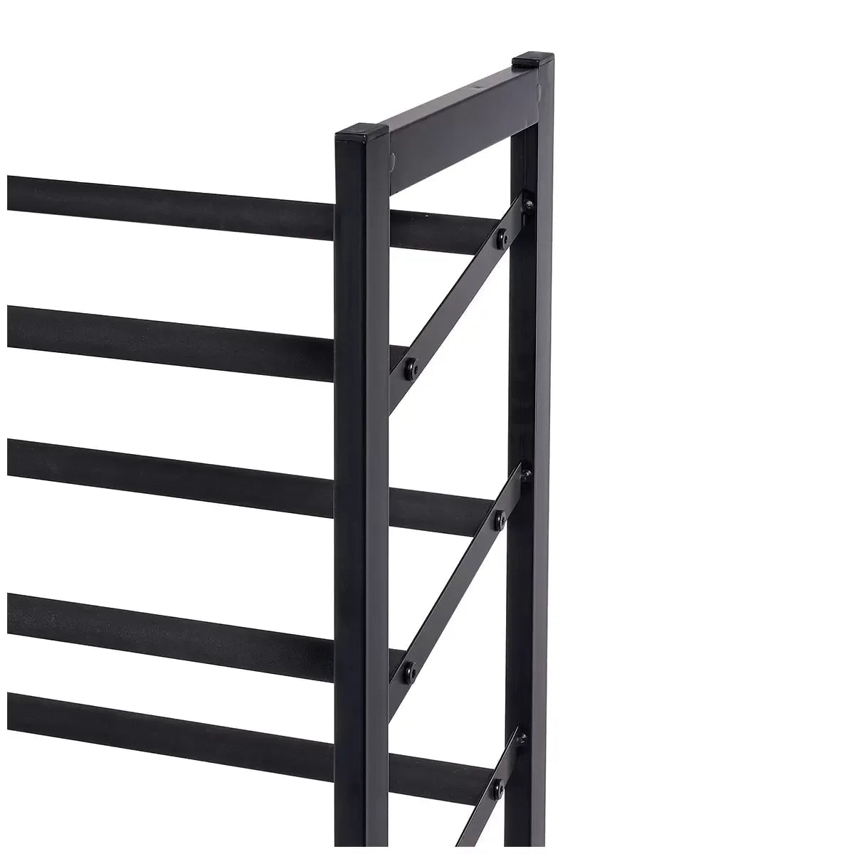 8-Tier Stackable Shoe Rack Set of 2, Vertical Tower, Black Matte - Grey - Furniture > Living Room > Coat Racks - Rivercity House & Home Co. (ABN 18 642 972 209) - Affordable Modern Furniture Australia