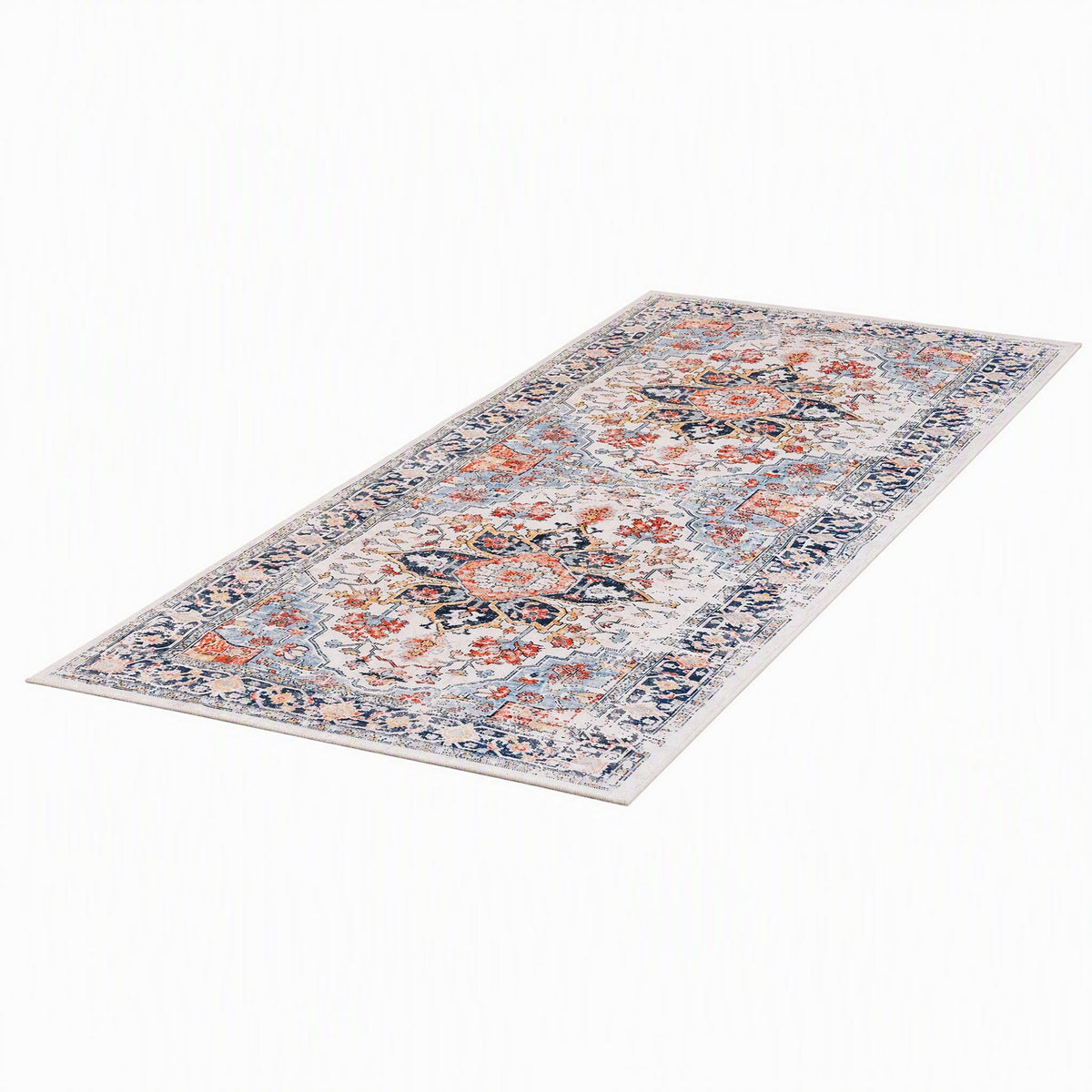 80 x 180 cm Runner Rug for Living Room, Kitchen, Entryway & Bedroom – Crease-Free, Foldable, Water-Repellent, Non-Shedding, Polyester - Home & Garden > Rugs > Round Rugs - Rivercity House & Home Co. (ABN 18 642 972 209) - Affordable Modern Furniture Australia