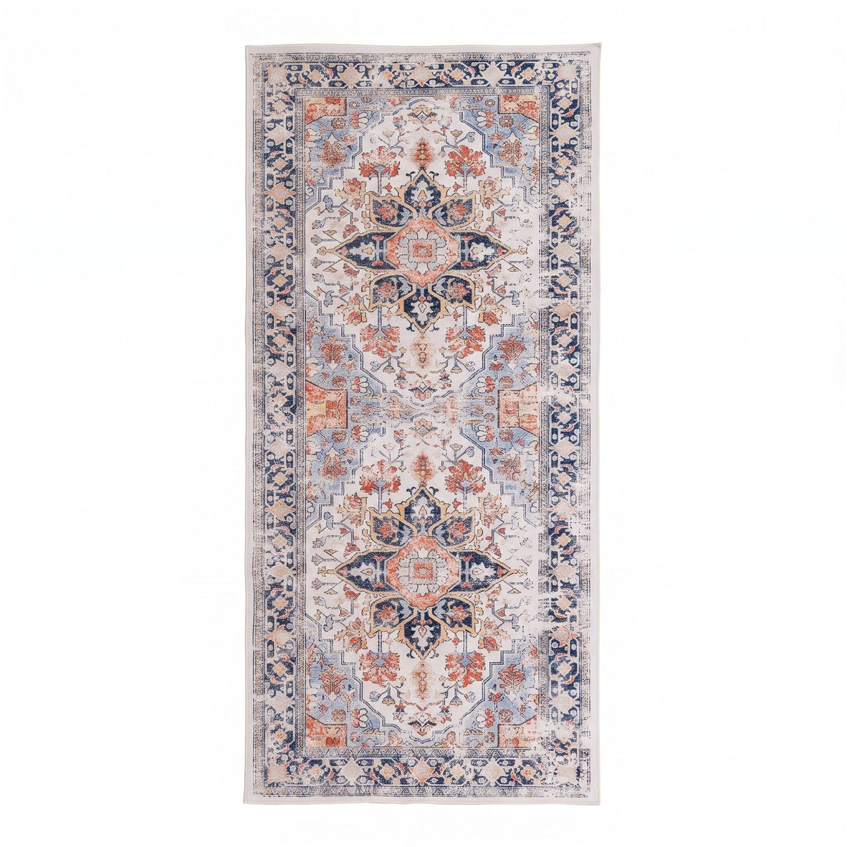 80 x 180 cm Runner Rug for Living Room, Kitchen, Entryway & Bedroom – Crease-Free, Foldable, Water-Repellent, Non-Shedding, Polyester - Home & Garden > Rugs > Round Rugs - Rivercity House & Home Co. (ABN 18 642 972 209) - Affordable Modern Furniture Australia