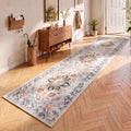 80 x 300 cm Runner Rug for Living Room, Kitchen, Entryway & Bedroom – Crease-Free, Foldable, Water-Repellent, Non-Shedding, Non-Slip, 100% Polyester