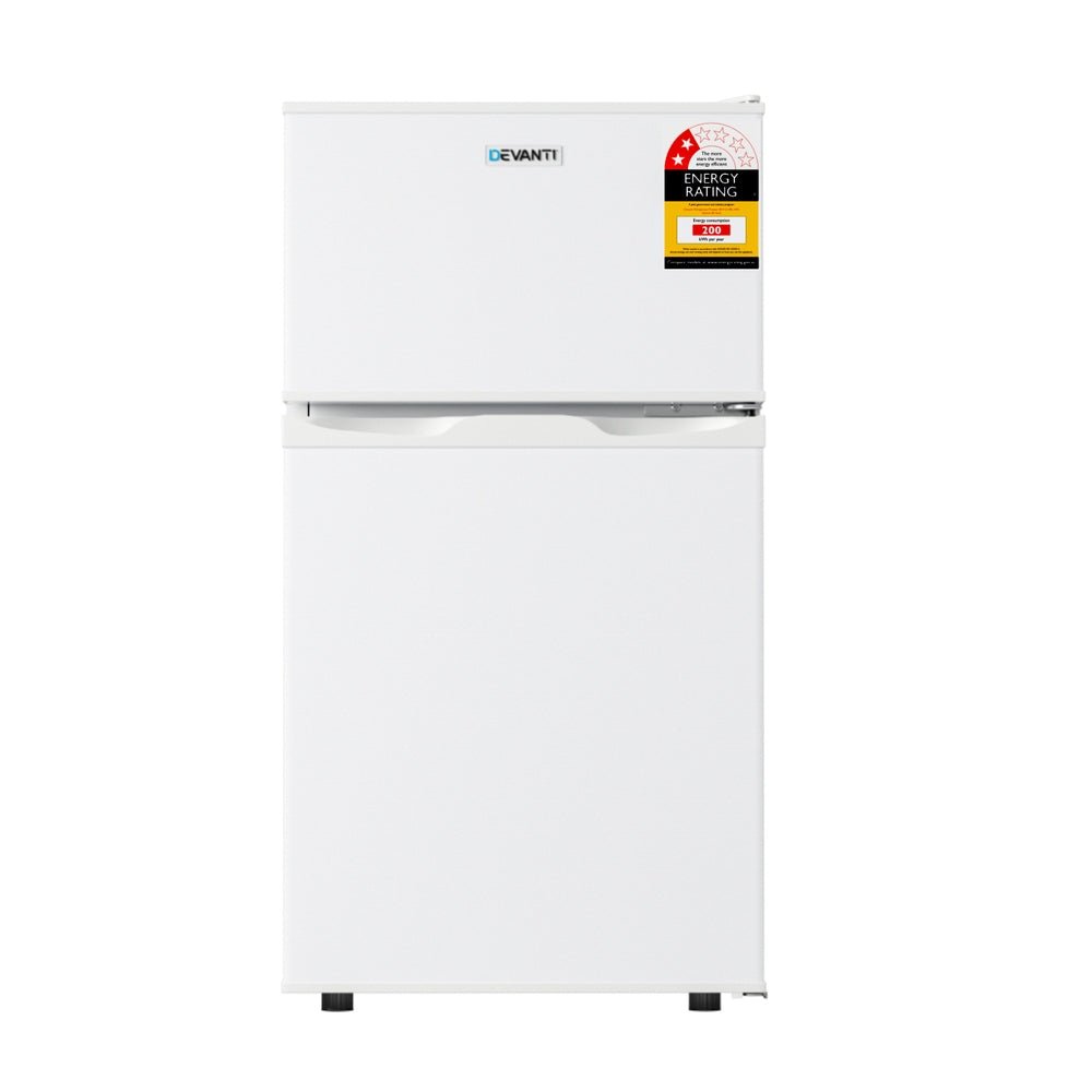 80L Bar Fridge Mini Freezer Refrigerator White - Appliances > Fridges & Freezers > Fridges - Rivercity House & Home Co. (ABN 18 642 972 209) - Affordable Modern Furniture Australia