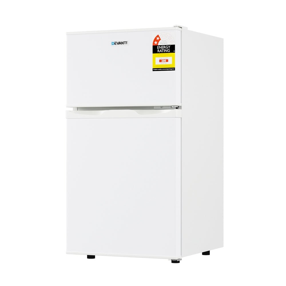 80L Bar Fridge Mini Freezer Refrigerator White - Appliances > Fridges & Freezers > Fridges - Rivercity House & Home Co. (ABN 18 642 972 209) - Affordable Modern Furniture Australia