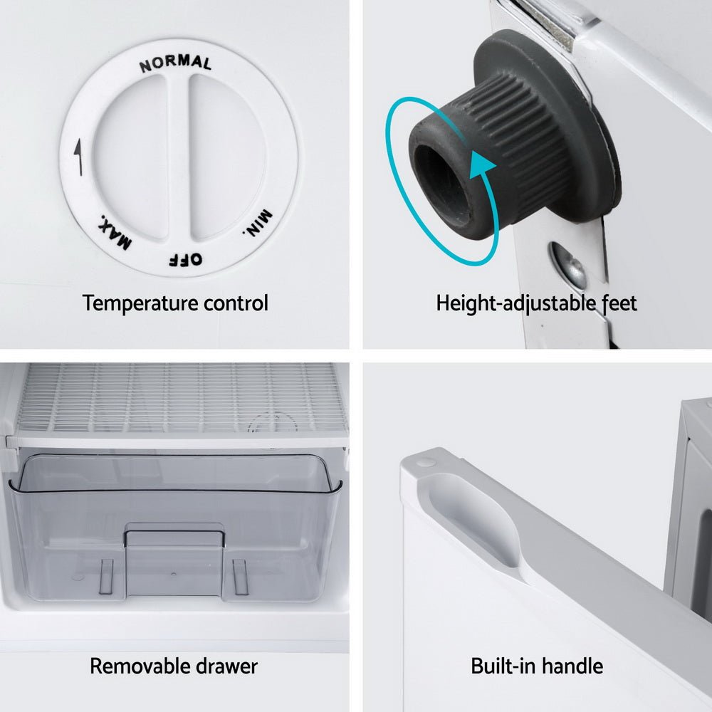 81L Upright Freezer Fridge White - Appliances > Fridges & Freezers > Freezers - Rivercity House & Home Co. (ABN 18 642 972 209) - Affordable Modern Furniture Australia