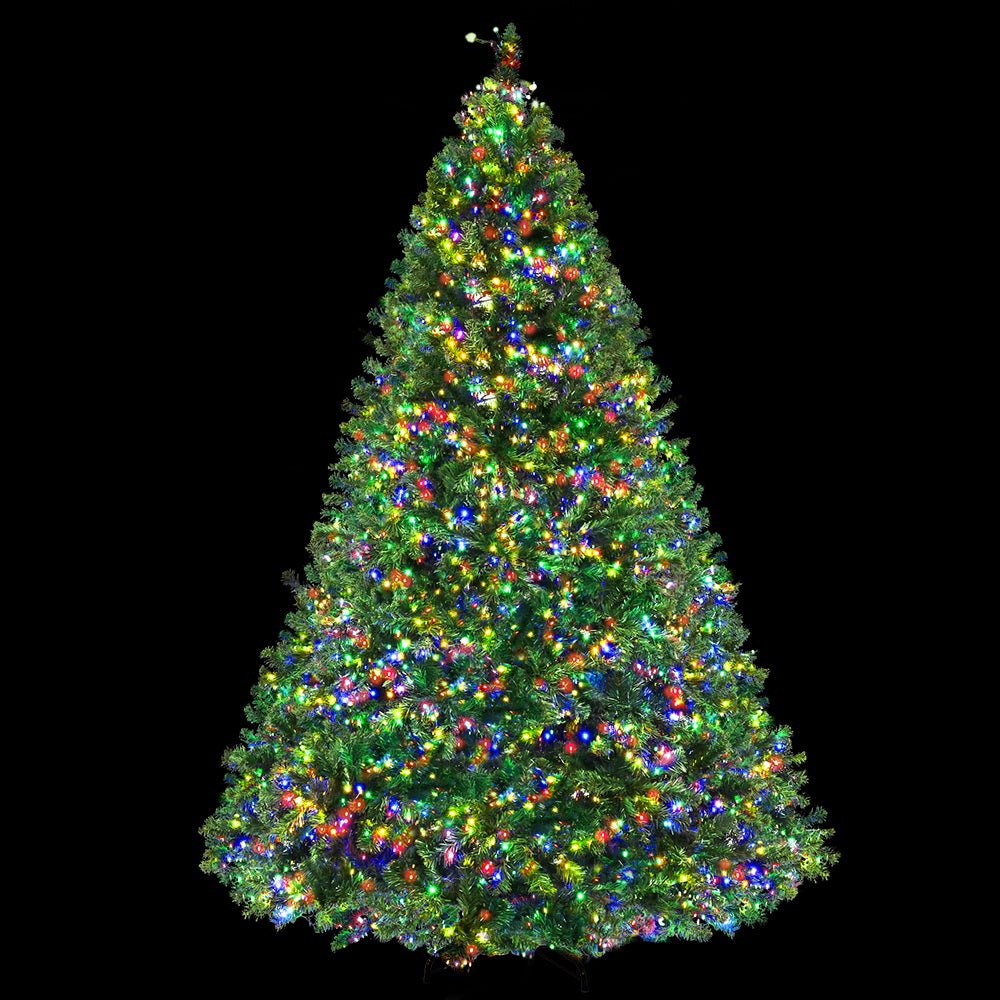 8FT / 2.4M Christmas Tree - 1436 Tips - Pre-lit 3190 Multi-Colour LED Lights - 8 Light Modes - Green - Occasions - Rivercity House & Home Co. (ABN 18 642 972 209) - Affordable Modern Furniture Australia
