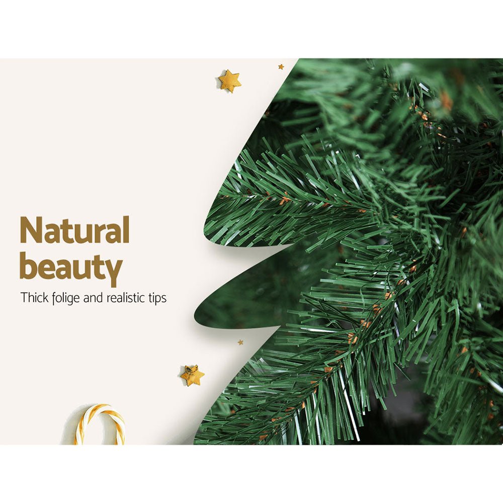 8FT / 2.4M Christmas Tree - 1500 Tips - Traditional Full Design - Green - Occasions - Rivercity House & Home Co. (ABN 18 642 972 209) - Affordable Modern Furniture Australia