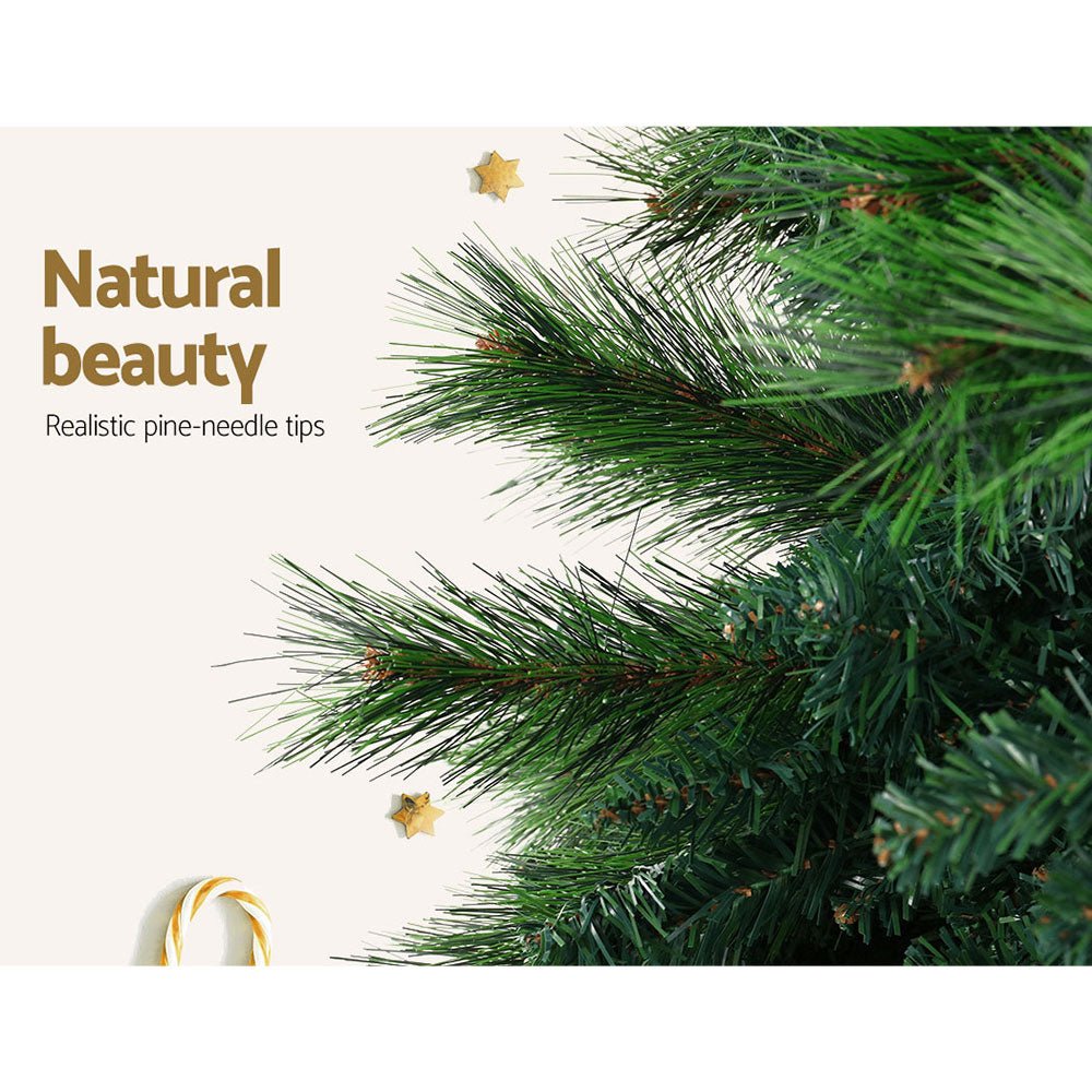 8FT / 2.4M Pine Needle Christmas Tree - 2100 Tips - Classic Full Design - Green - Rivercity House & Home Co. (ABN 18 642 972 209) - Affordable Modern Furniture Australia