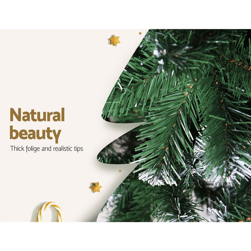 8FT Christmas Tree | Tips: 1400 | Snow Effect - Occasions - Rivercity House & Home Co. (ABN 18 642 972 209) - Affordable Modern Furniture Australia