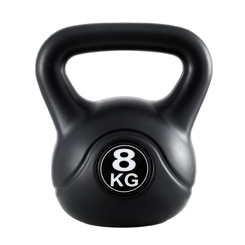 8kg Kettlebell for Weight Lifting and Gym Workouts - Black - Sports & Fitness > Exercise, Gym & Fitness > Free Weights - Rivercity House & Home Co. (ABN 18 642 972 209) - Affordable Modern Furniture Australia