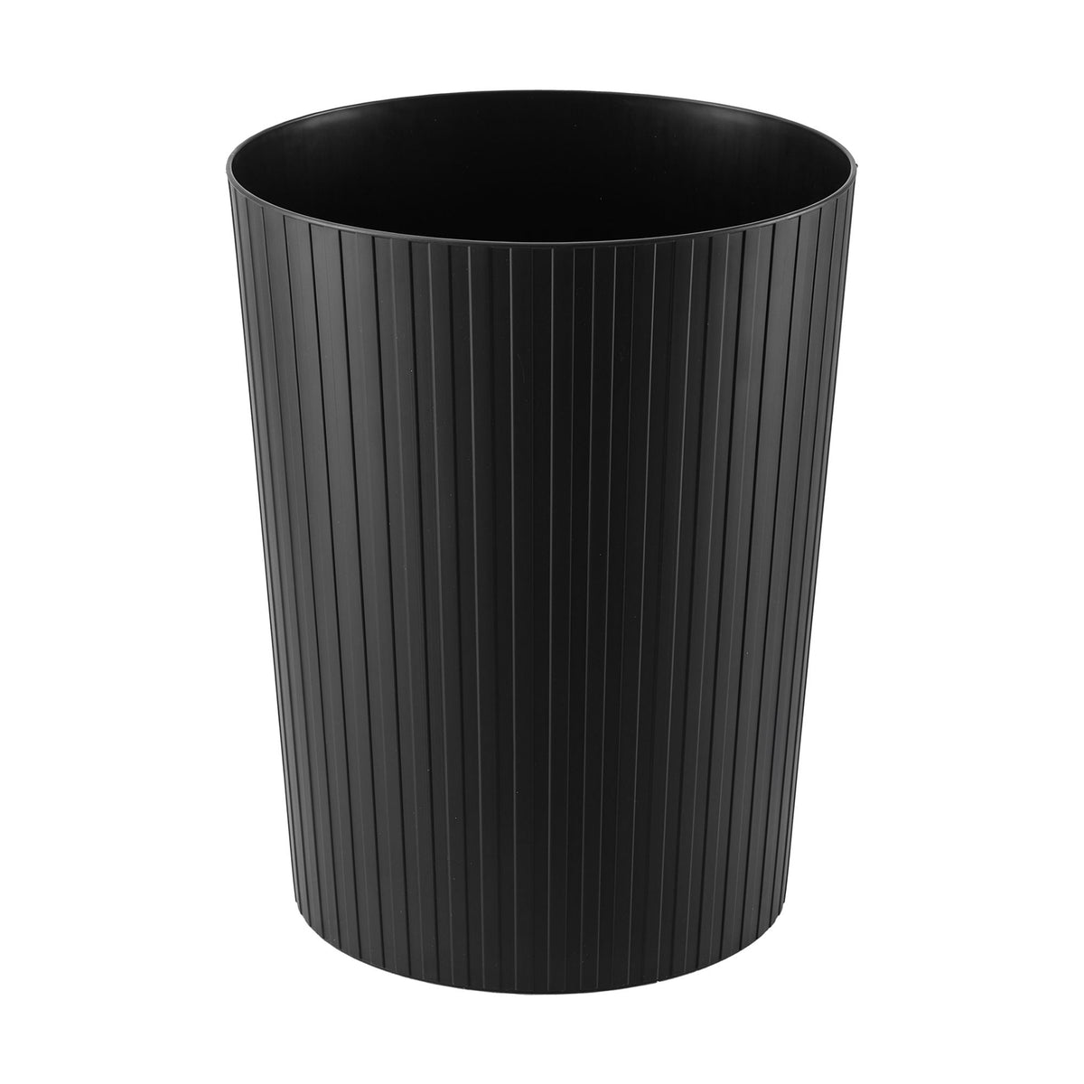 8L Open Top Rubbish Bin Waste Trash Can Storage Dustbin - Black - Home & Garden > Kitchen Bins > Automatic Bins - Rivercity House & Home Co. (ABN 18 642 972 209) - Affordable Modern Furniture Australia