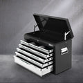 9 Drawer Tool Box Cabinet with Lock and Ball Bearing Slides - Grey