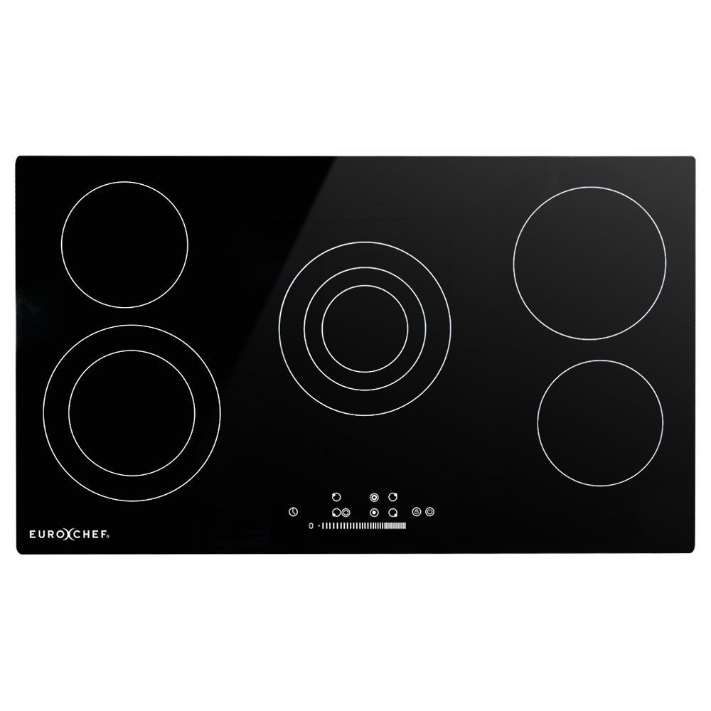 90cm 5 Zone Ceramic Cooktop, 8900W Electric, FlexiZone Adjustable Size Hobs, Touch Controls - Appliances > Kitchen Appliances > Cooktops & Stoves - Rivercity House & Home Co. (ABN 18 642 972 209) - Affordable Modern Furniture Australia