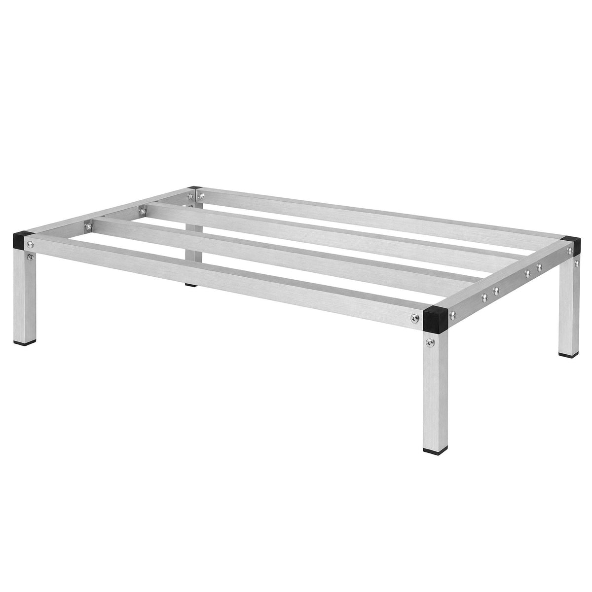 91x51cm Heavy Duty Aluminum Dunnage Rack Kitchen Storage Platform - Silver - Tools > Tools Storage > Wall Storage Racks - Rivercity House & Home Co. (ABN 18 642 972 209) - Affordable Modern Furniture Australia