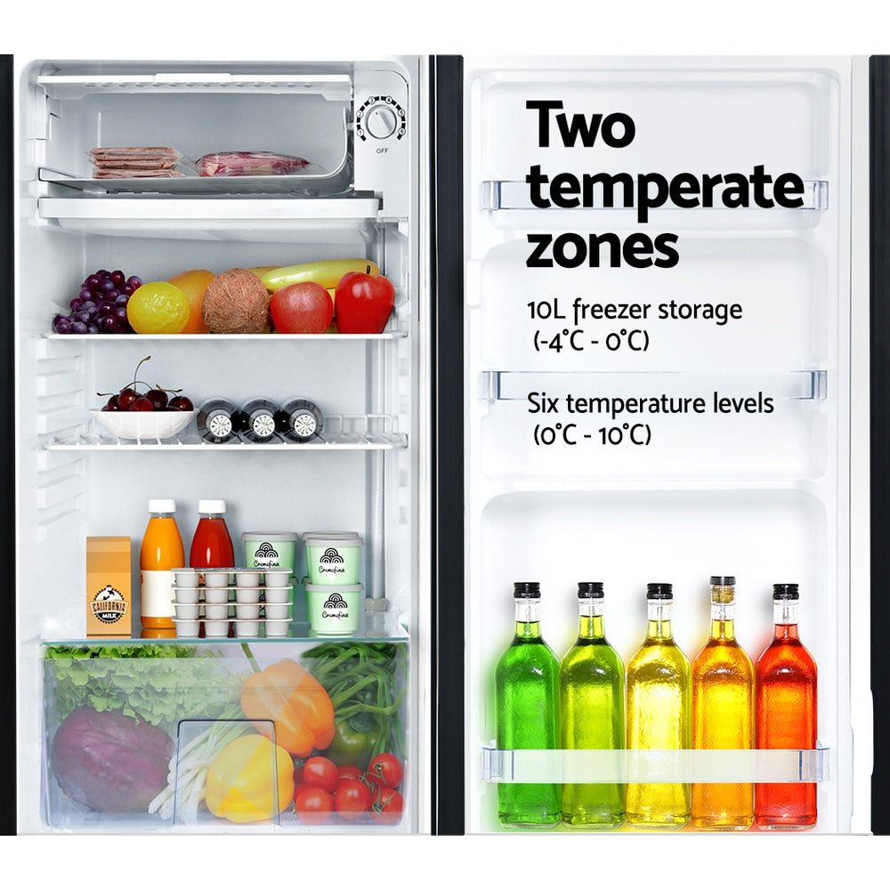 95L Bar Fridge Black - Appliances > Fridges & Freezers > Fridges - Rivercity House & Home Co. (ABN 18 642 972 209) - Affordable Modern Furniture Australia