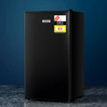95L Portable Bar Fridge with Twin Temperature Zones - Black