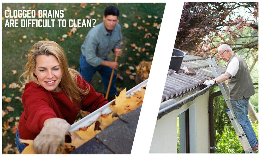 98x10cm 12x Gutter Brush Roof Leaf Guard Heavy Duty Twigs Filter Home Garden - Home & Garden > Greenhouses > Greenhouses & Accessories - Rivercity House & Home Co. (ABN 18 642 972 209) - Affordable Modern Furniture Australia