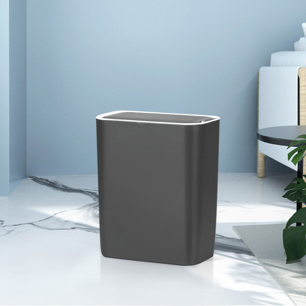 9L Motion Sensor Bin Rubbish Automatic Ash Black - Home & Garden > Kitchen Bins > Automatic Bins - Rivercity House & Home Co. (ABN 18 642 972 209) - Affordable Modern Furniture Australia