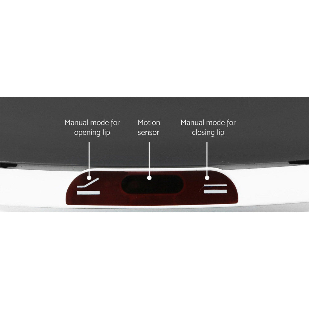 9L Motion Sensor Bin Rubbish Automatic Ash Black - Home & Garden > Kitchen Bins > Automatic Bins - Rivercity House & Home Co. (ABN 18 642 972 209) - Affordable Modern Furniture Australia