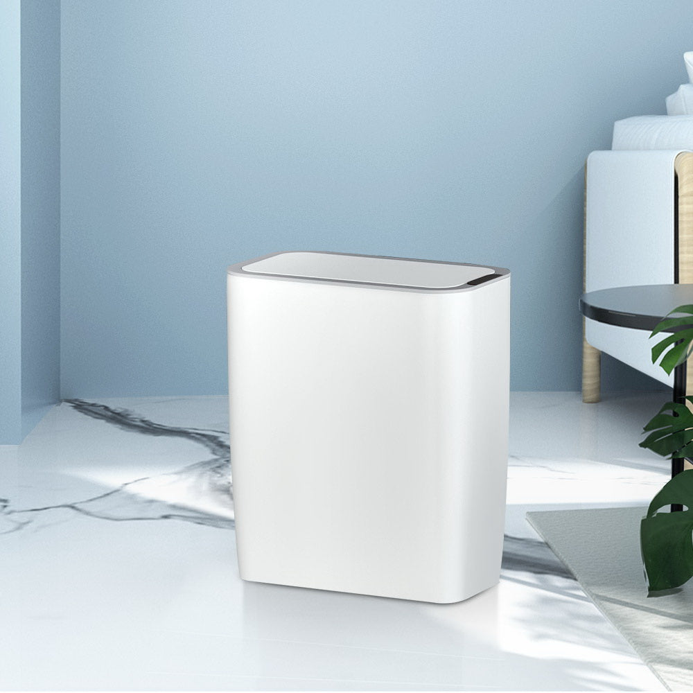 9L Motion Sensor Bin Rubbish Automatic White - Home & Garden > Kitchen Bins > Automatic Bins - Rivercity House & Home Co. (ABN 18 642 972 209) - Affordable Modern Furniture Australia
