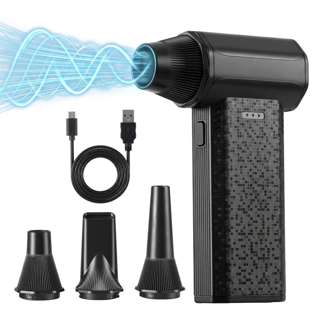Electric Air Duster 202g 110000RPM Blower for Car Keyboard Outdoor