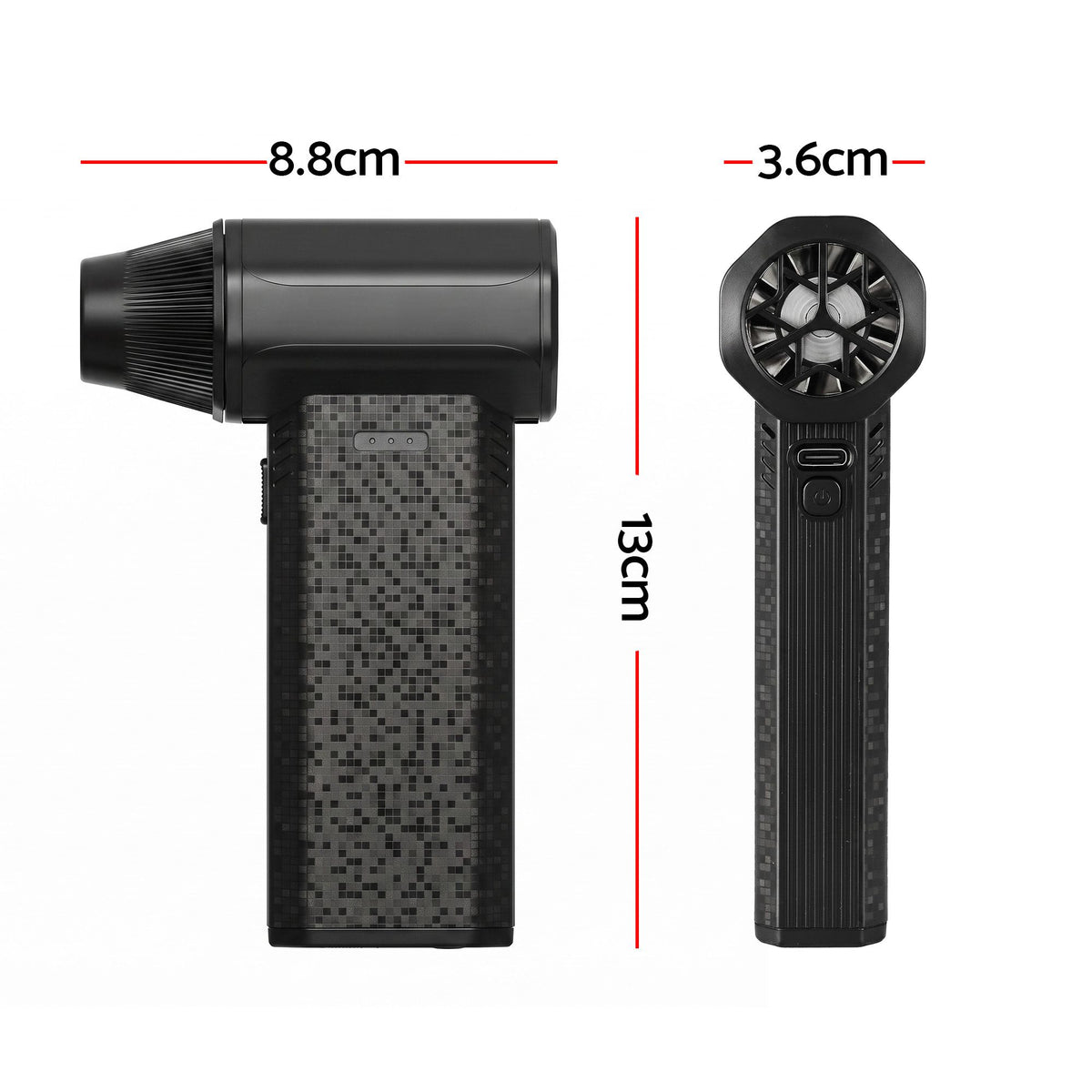 Electric Air Duster 202g 110000RPM Blower for Car Keyboard Outdoor