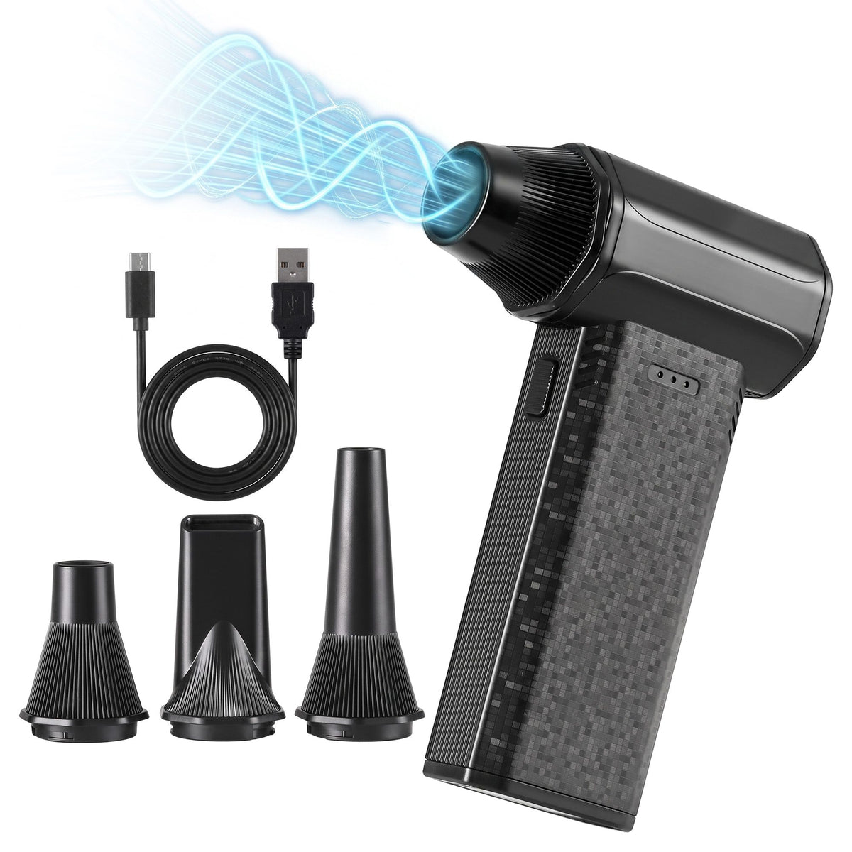 Electric Air Duster 202g 110000RPM Blower for Car Keyboard Outdoor