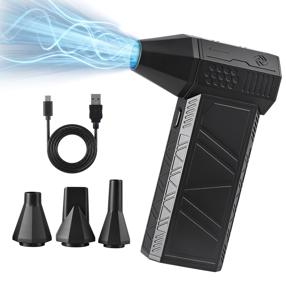 Electric Air Duster Mini Blower with 7H Runtime for Keyboard and PC Cleaning