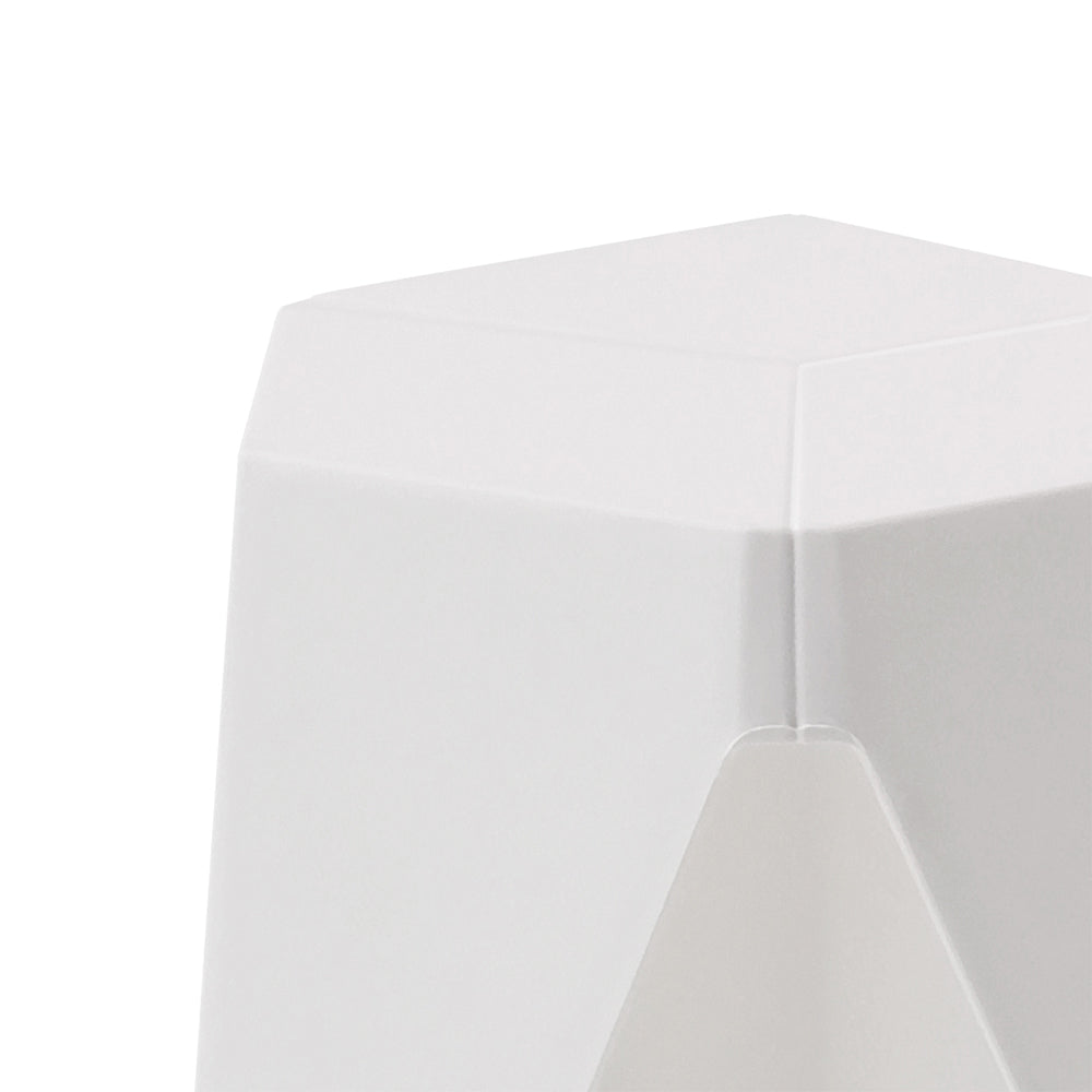 Set of 2 Stacking Puzzle Stools White