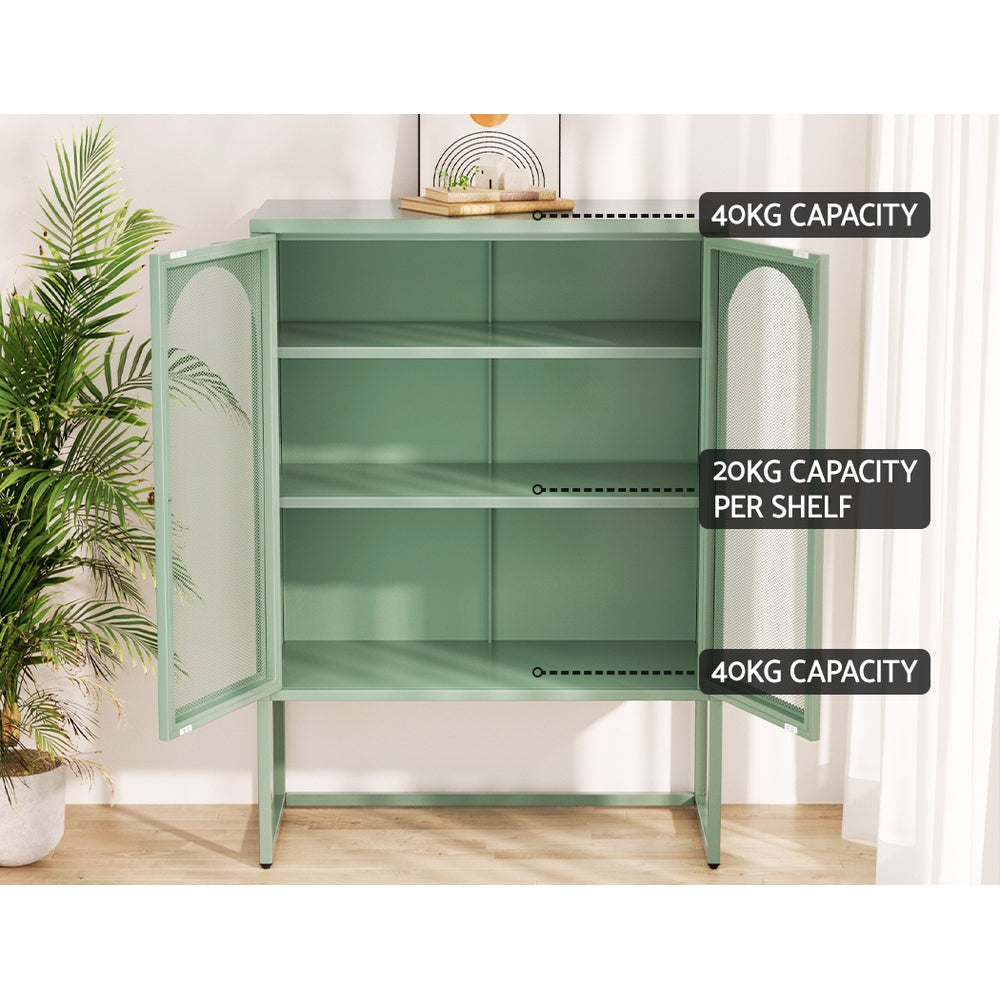 Elma Buffet Sideboard Storage Cabinet Green