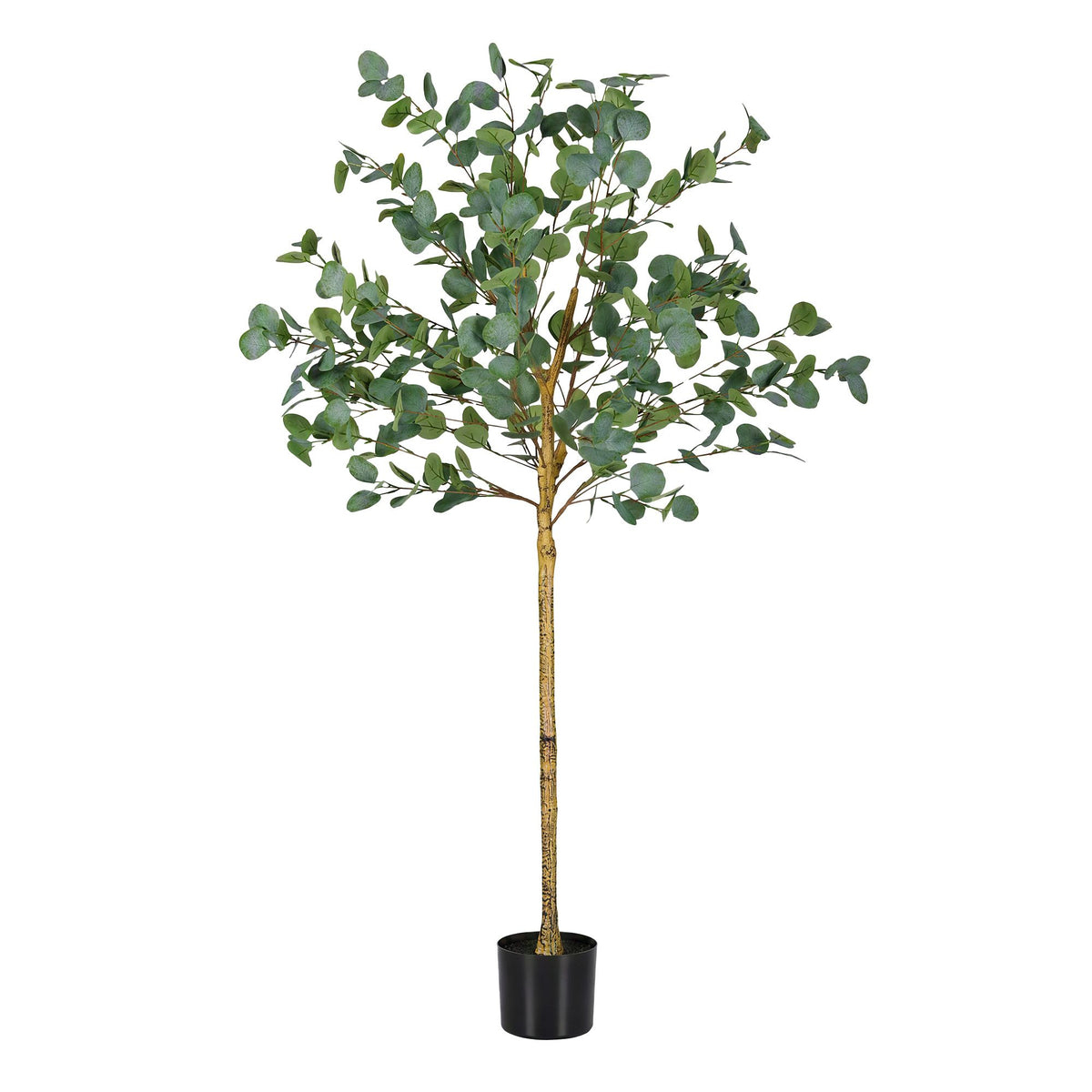 150cm Artificial Eucalyptus Tree with Realistic Textured Leaves for Indoor Decor