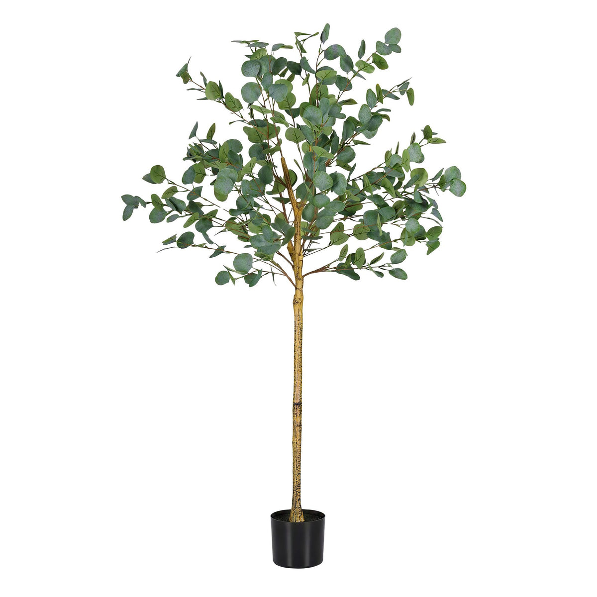 150cm Artificial Eucalyptus Tree with Realistic Textured Leaves for Indoor Decor