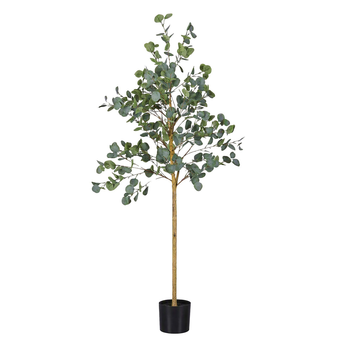 180cm Artificial Eucalyptus Tree with Realistic Textured Leaves for Indoor Decor - Green