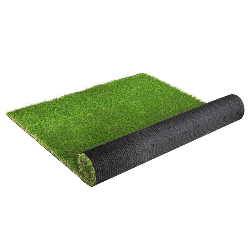 Primeturf Synthetic 20mm 0.95mx10m 9.5sqm Artificial Grass Fake Turf 4-coloured Plants Plastic Lawn