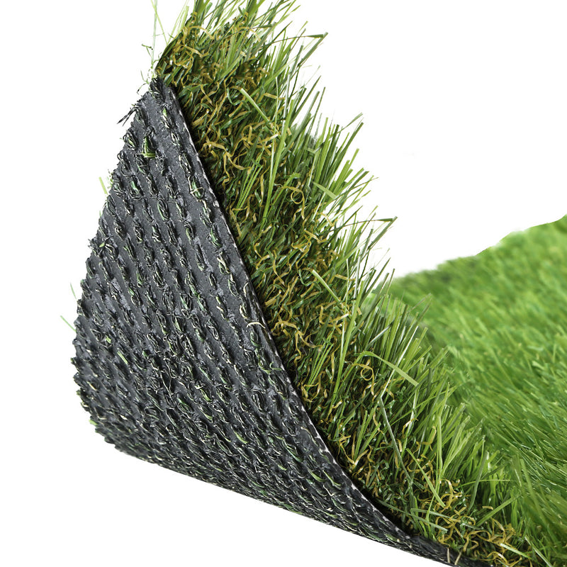 Primeturf Synthetic 20mm 0.95mx10m 9.5sqm Artificial Grass Fake Turf 4-coloured Plants Plastic Lawn