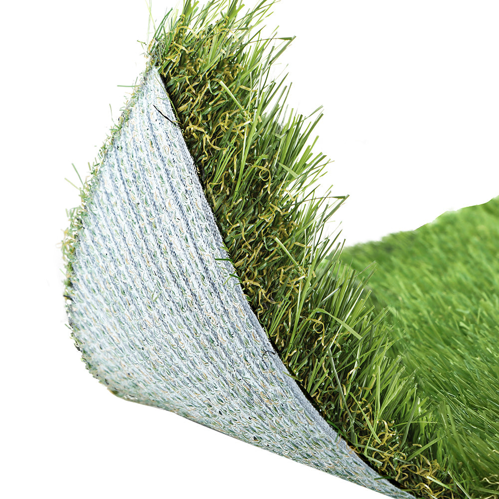 Primeturf Synthetic 30mm 1.9mx5m 9.5sqm Artificial Grass Fake Lawn Turf Plastic Plant White Bottom