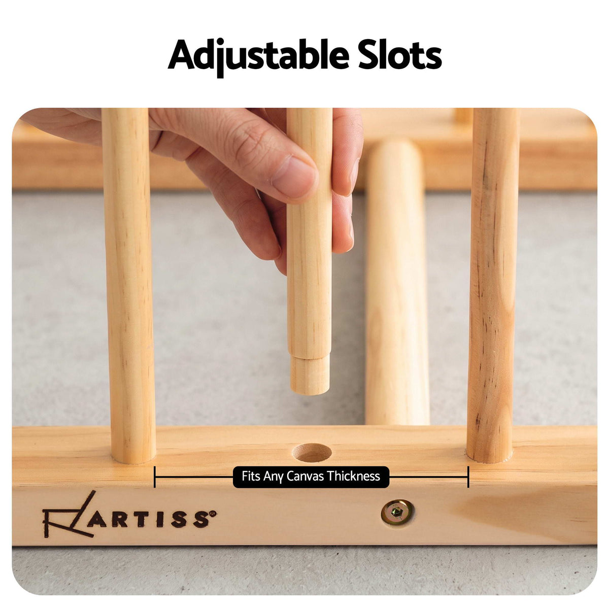 Wooden Art Drying and Canvas Storage Rack with Caster Wheels for Studio, Gallery, Classroom