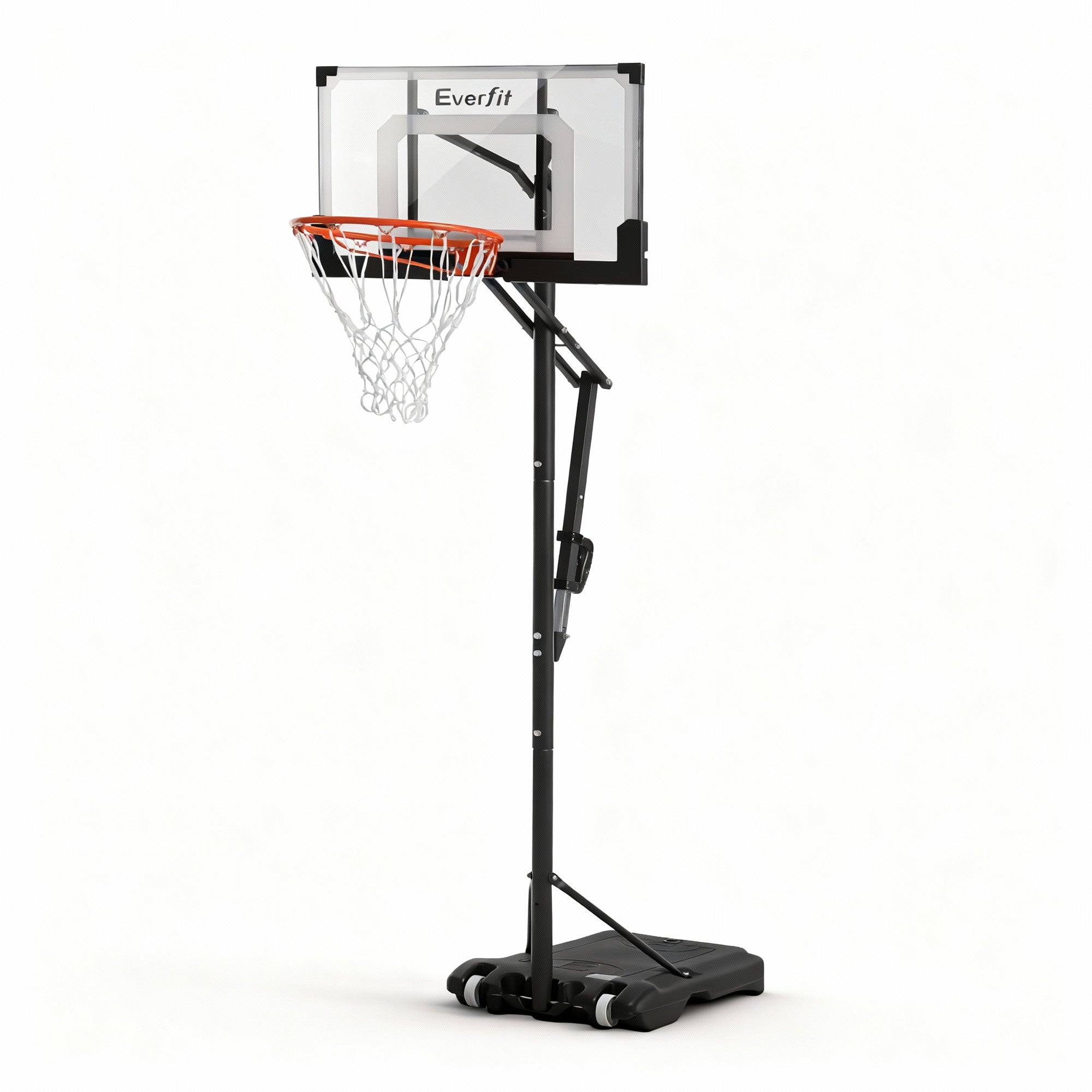 Adjustable Portable Basketball Hoop 1.05M-2.1M Pool Goal System - Outdoor