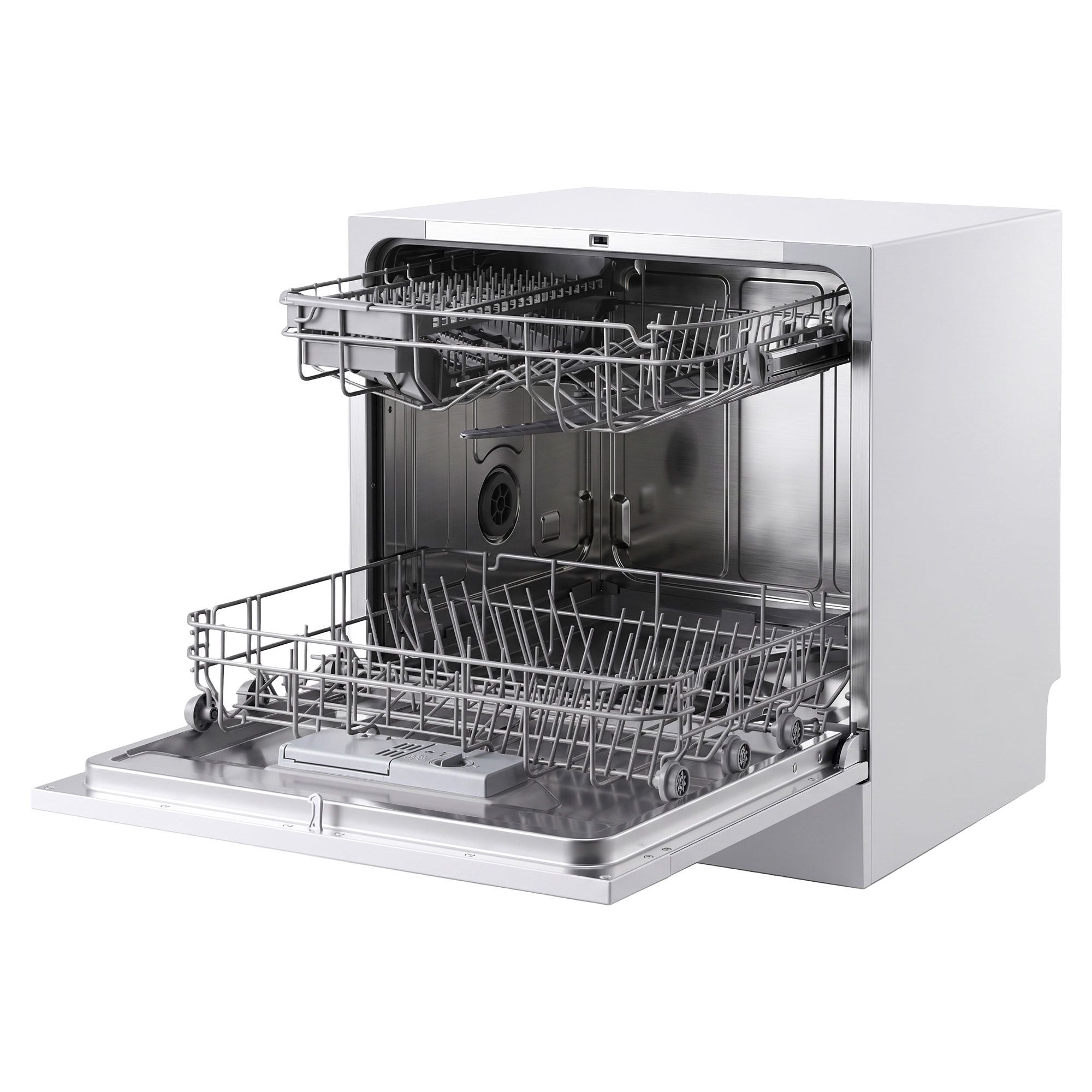 8 Place Settings Benchtop Dishwasher White