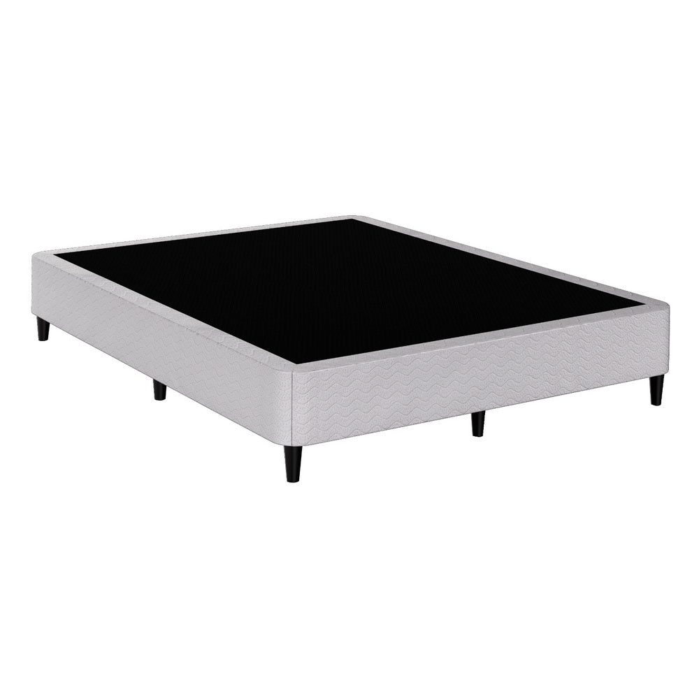 Bed Frame Queen Size Metal Grey MASON