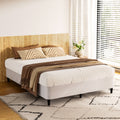 Mason Queen Bed Frame Base Grey