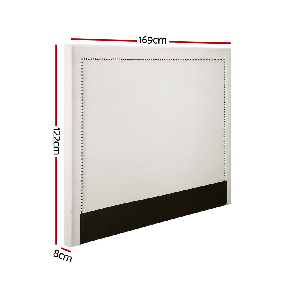 Rive Queen Size Headboard - Beige