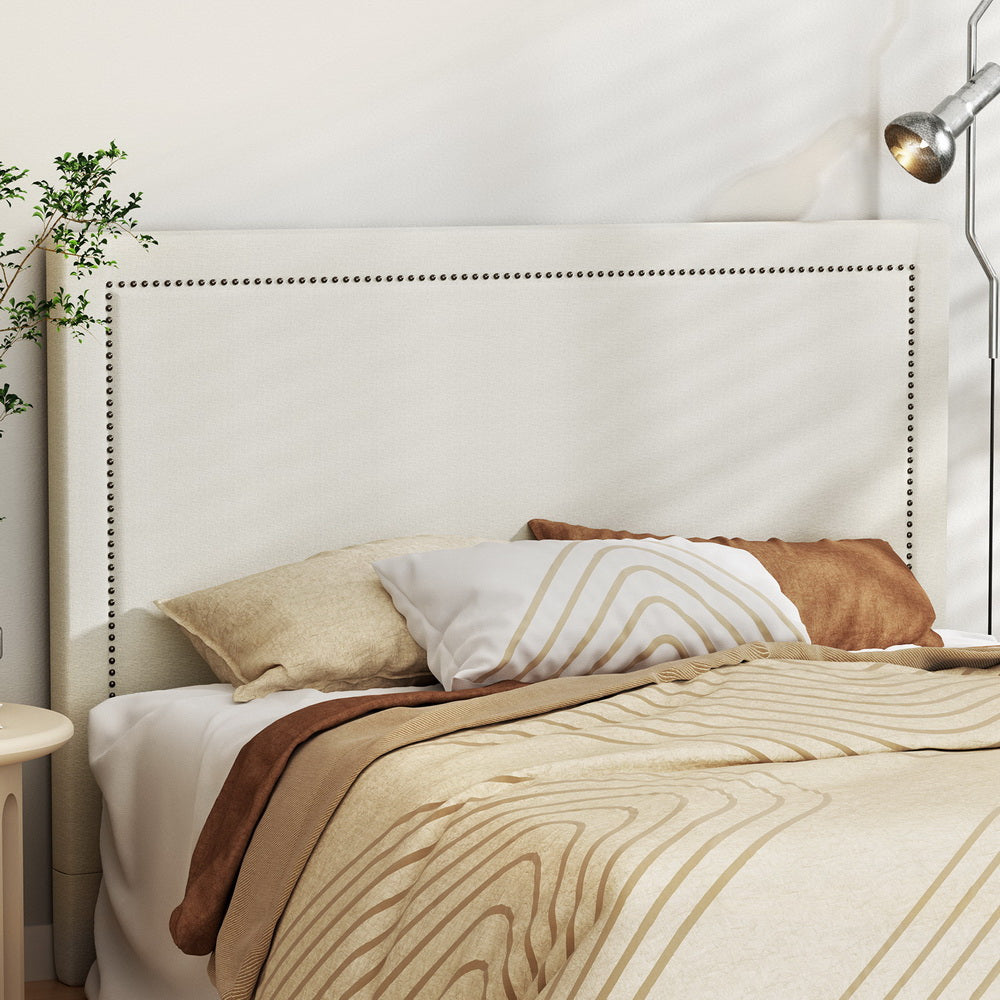 Rive Queen Size Headboard - Beige