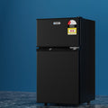80L Bar Fridge Mini Freezer Refrigerator Black