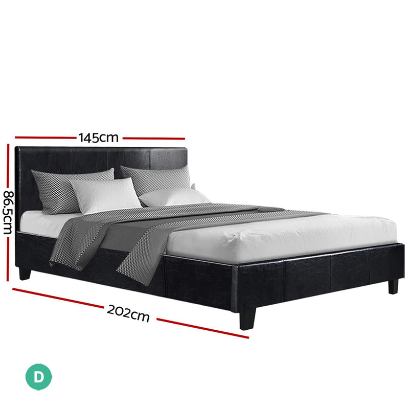 Coogee Double Bed Frame Black