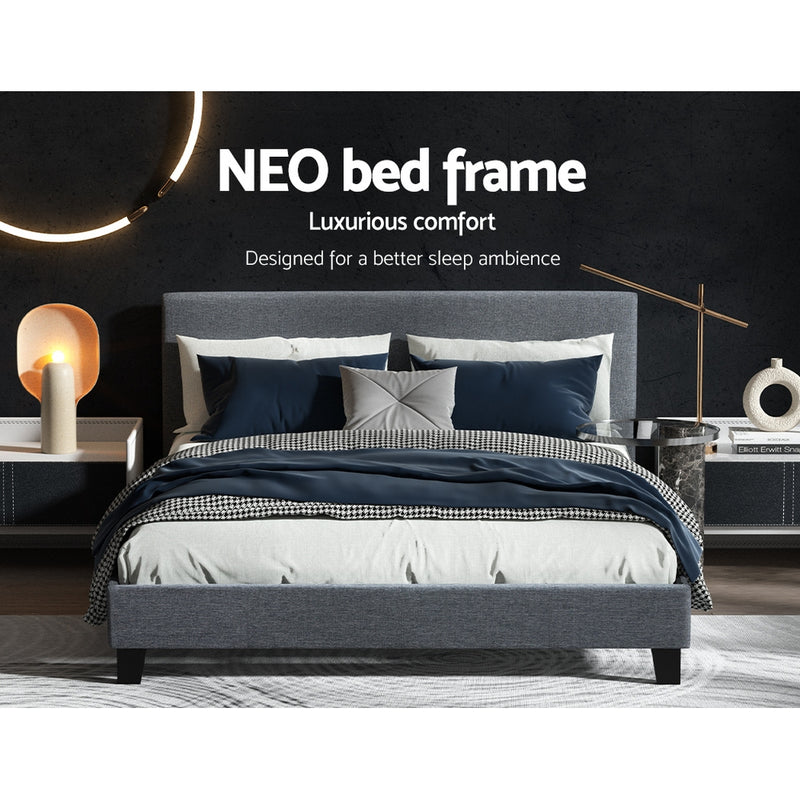 Coogee Queen Bed Frame Grey