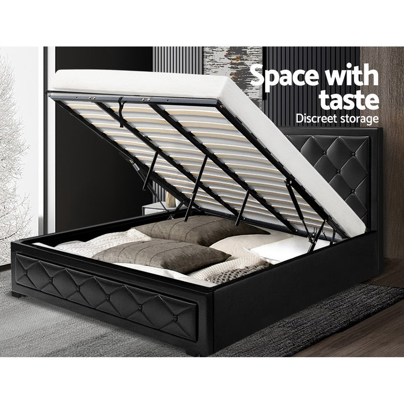 Bronte Storage King Bed Frame Black