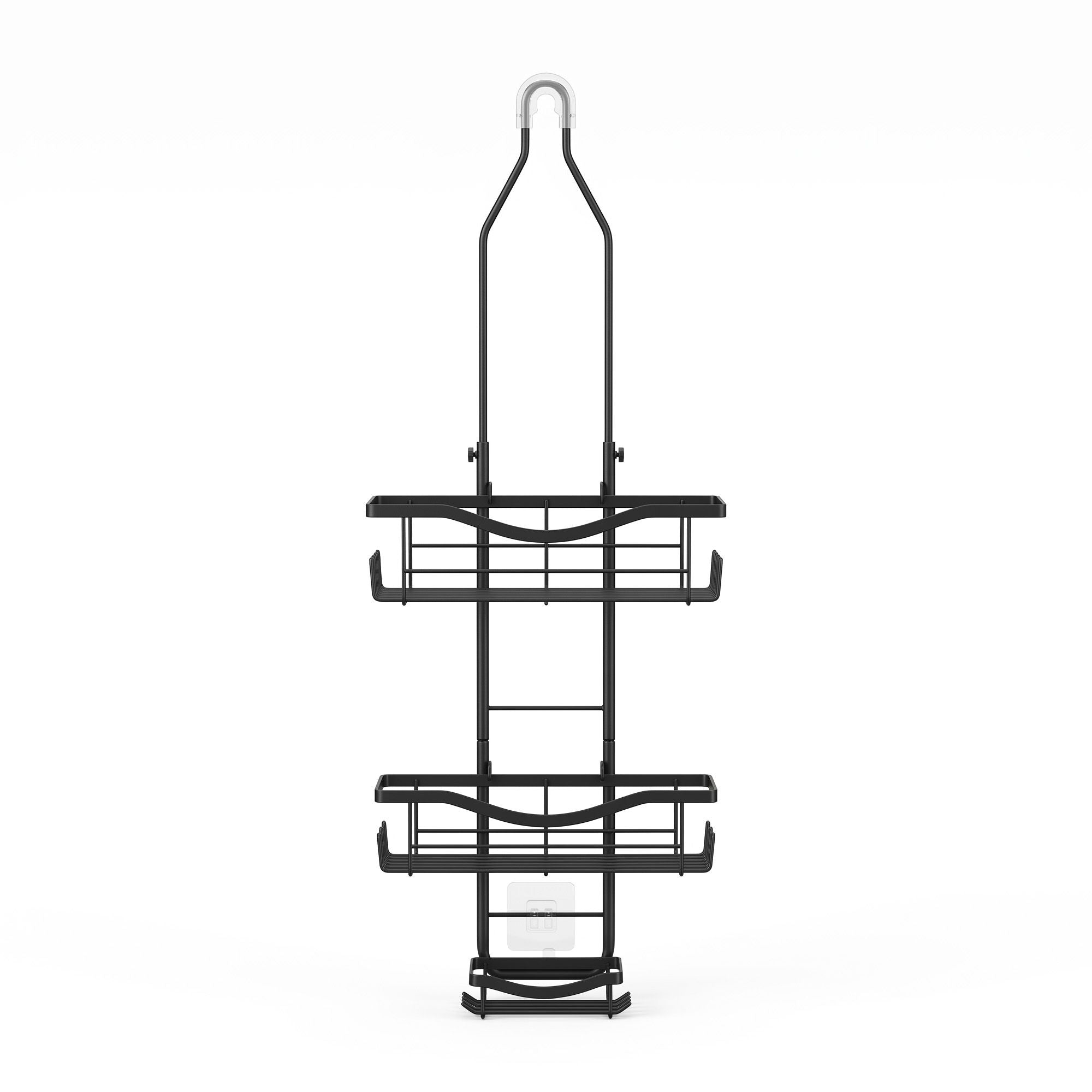 Shower Caddy Hanging Bathroom Organiser Over Head Black